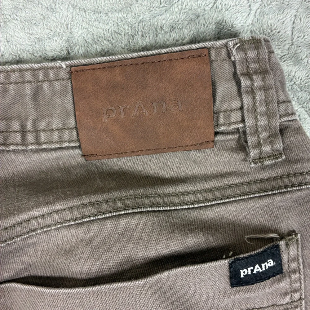 prAna Mens Slim Fit 5-Pocket Twill Pants Size 30x32 Brown Hiking Outdoor